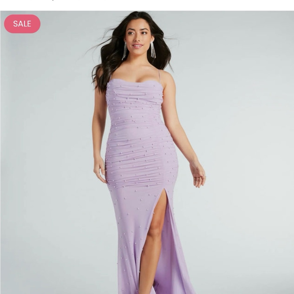Windsor Strapless Lavender Dress